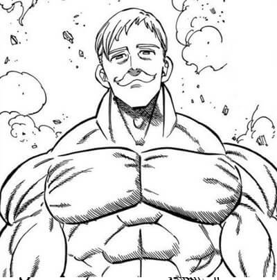 Awesome Escanor Coloring Game Awesome Escanor