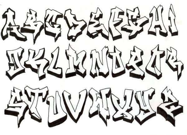 Awesome Graffiti Alphabet