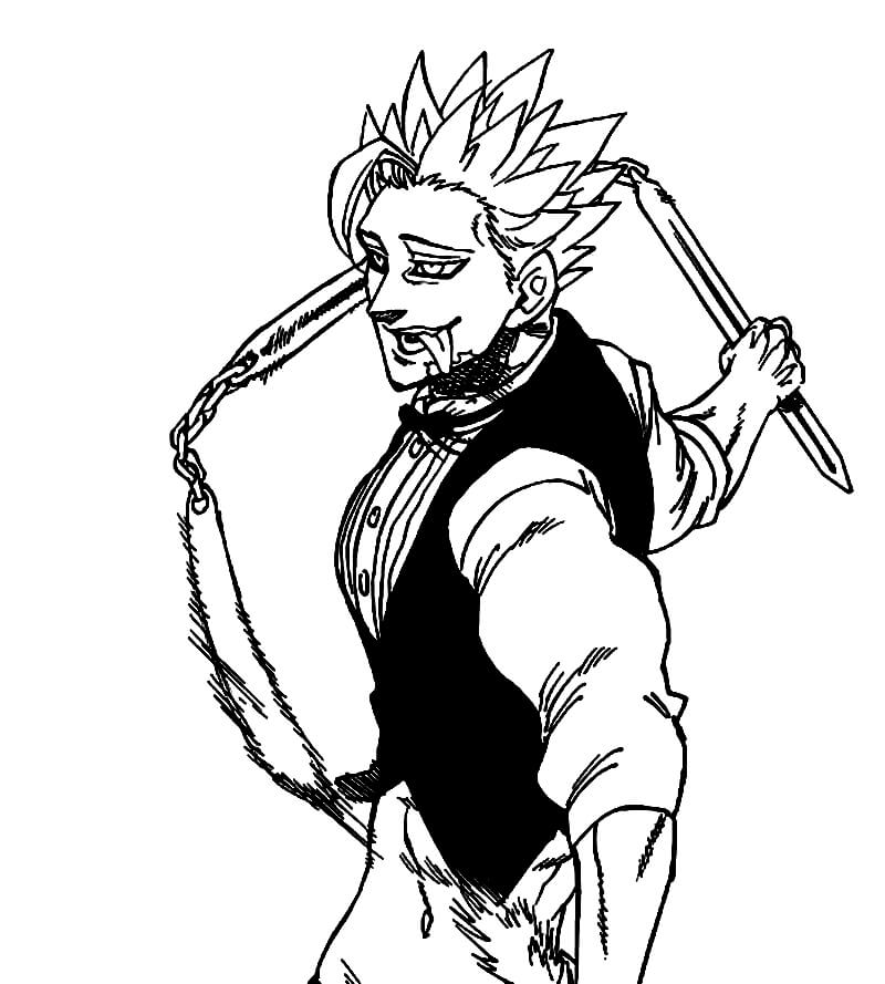 Ban and Weapon Coloring Game Ban and Weapon