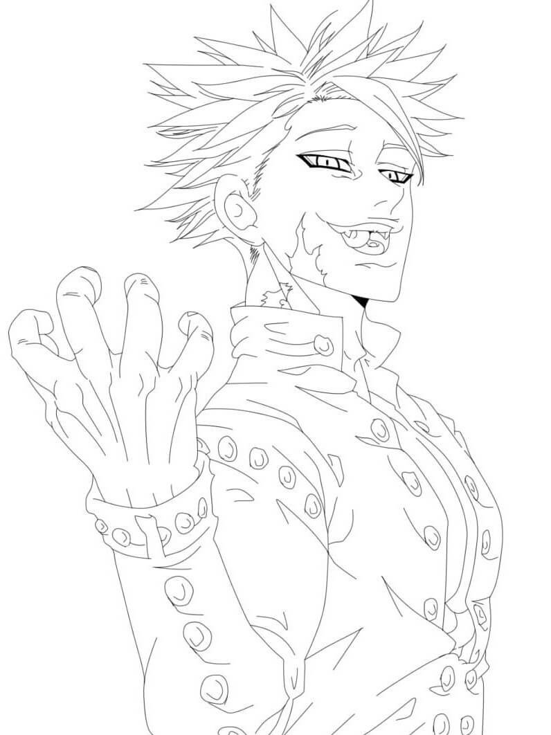 Ban from The Seven Deadly Sins Coloring Game Ban from The Seven Deadly Sins