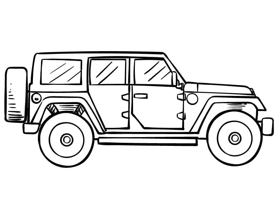 Basic Jeep Coloring Game Basic Jeep