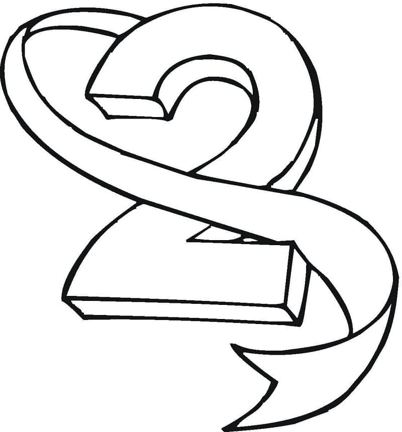 Basic Number 2 Coloring Game Basic Number 2