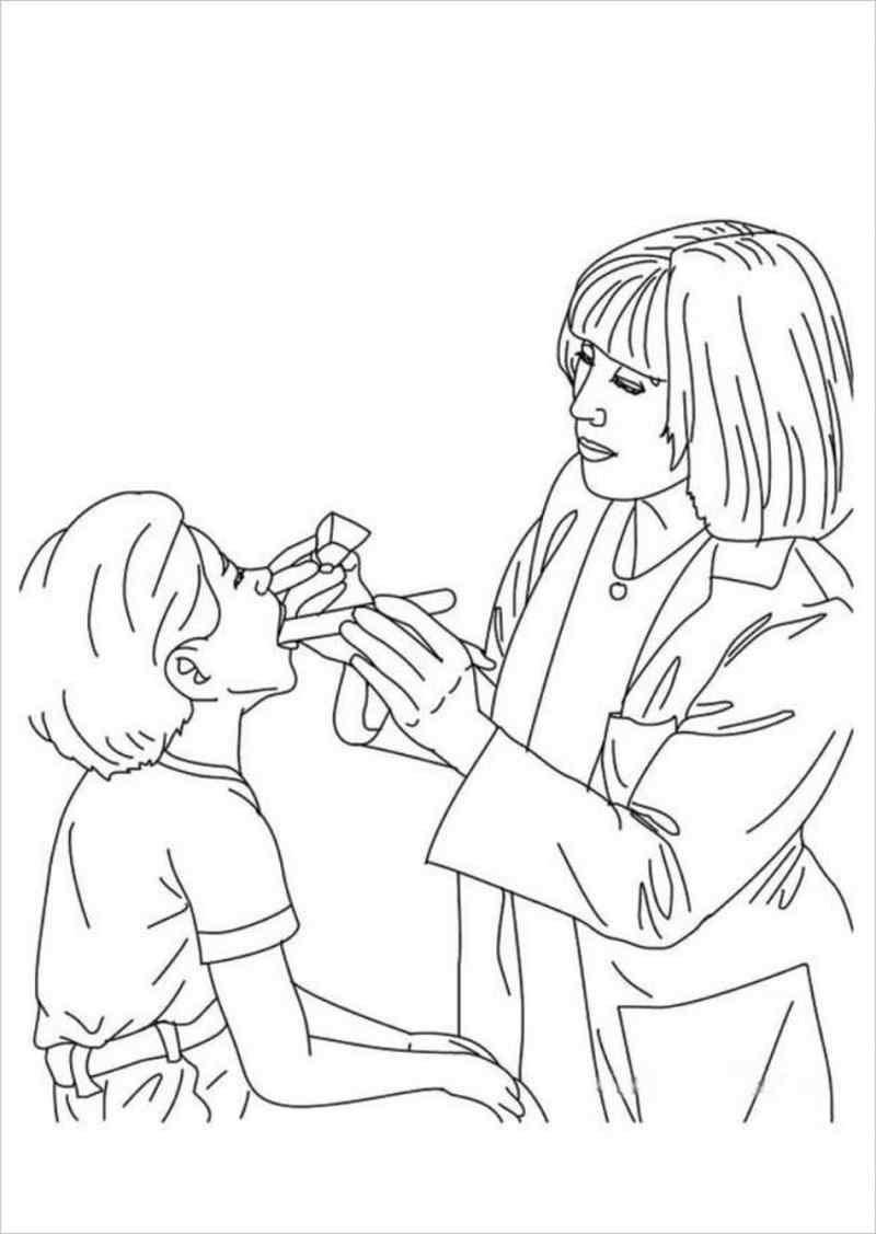 Beautiful Dentist Coloring Game Beautiful Dentist