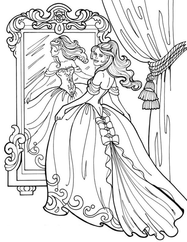 Beautiful Princess Leonora Coloring Game Beautiful Princess Leonora