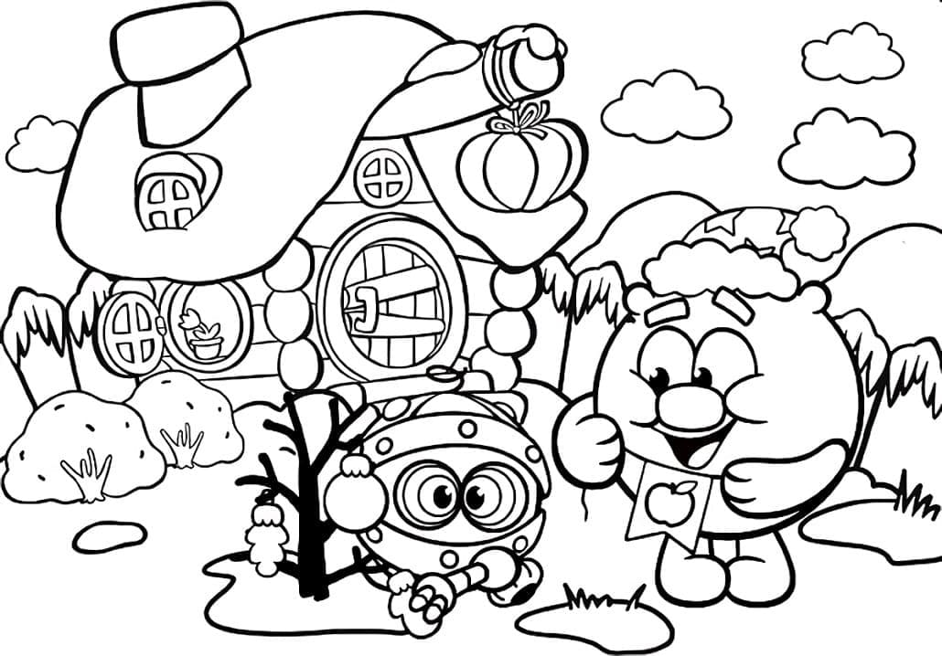 BoboRiki and Robot Coloring Game BoboRiki and Robot