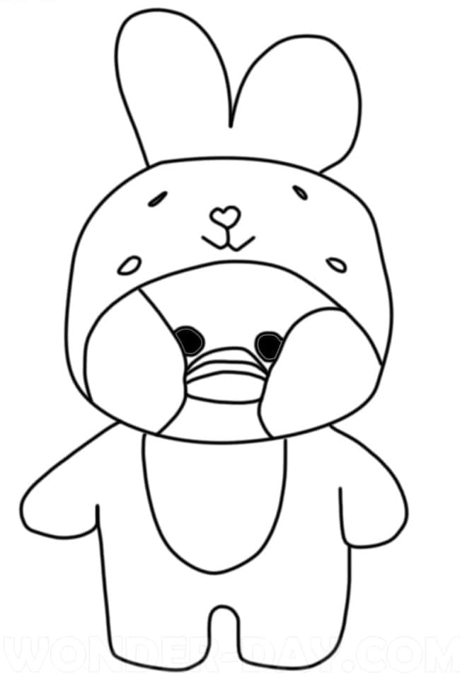 Bunny Lalafanfan Coloring Game Bunny Lalafanfan