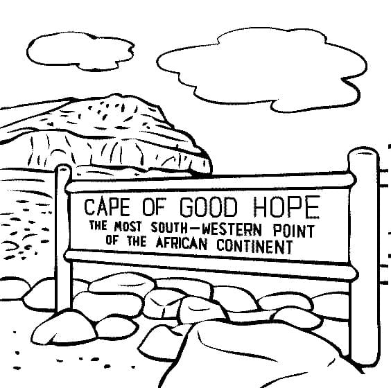 Cape of Good Hope Coloring Game Cape of Good Hope
