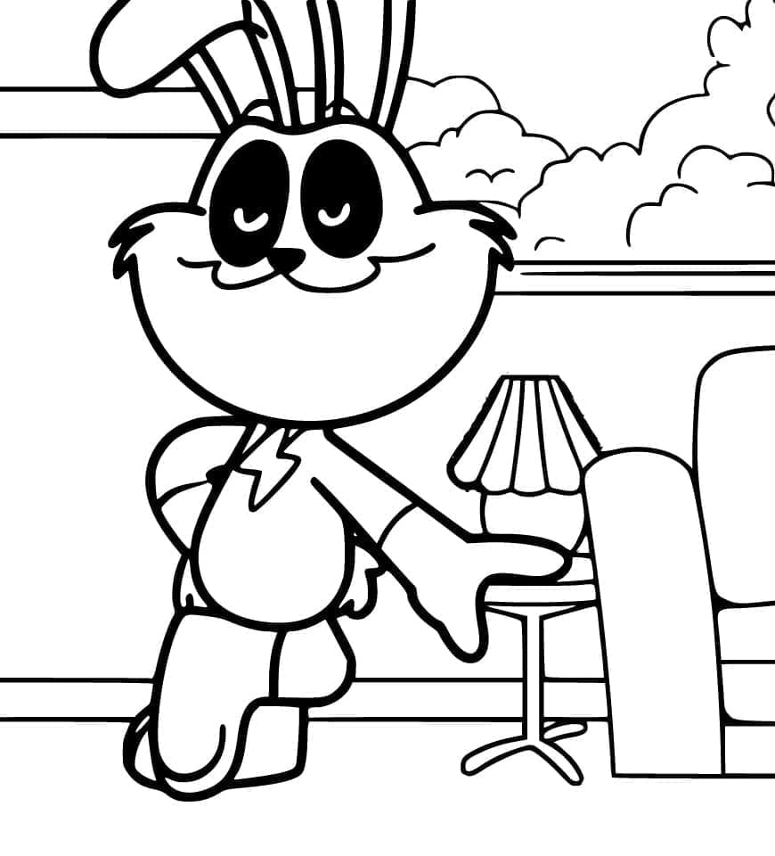 Cartoon Hoppy Hopscotch
