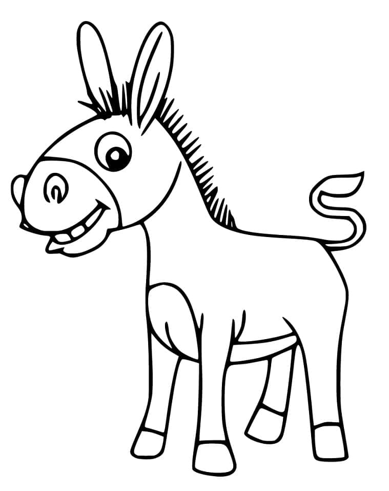 Cartoon Mule
