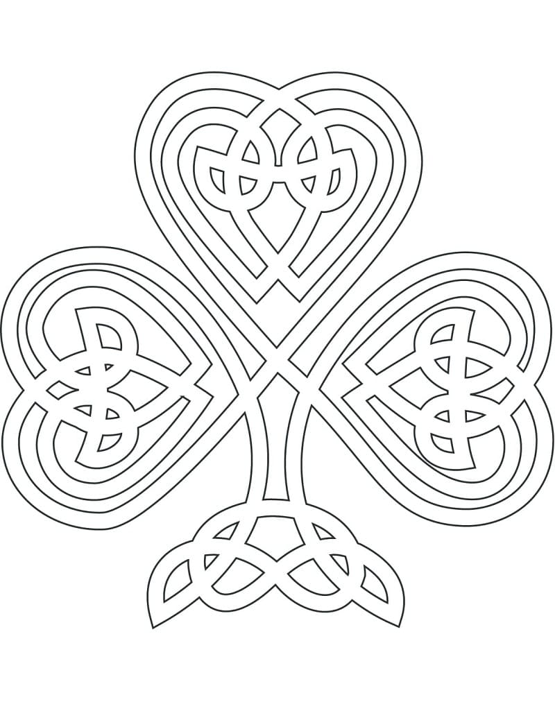Celtic Style Shamrock