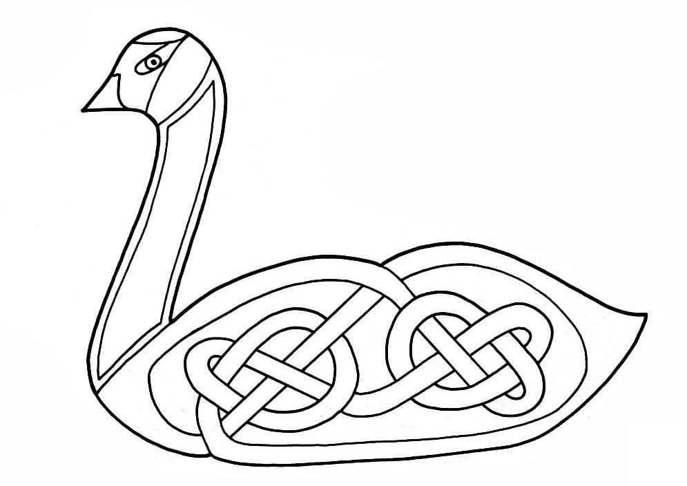 Celtic Swan Design