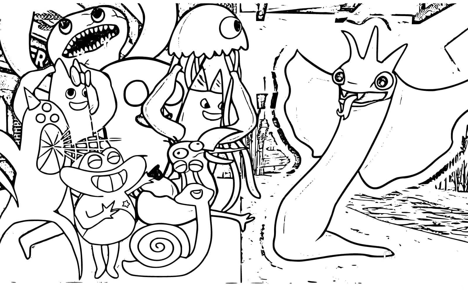 Characters in Garten of Banban