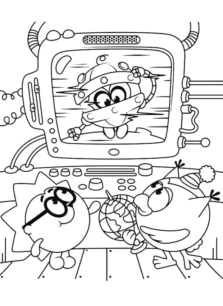 Chikoriki and OlgaRiki Coloring Game Chikoriki and OlgaRiki