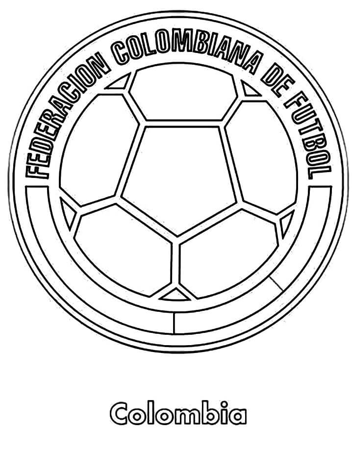 Colombia National Football Team Coloring Game Colombia National Football Team