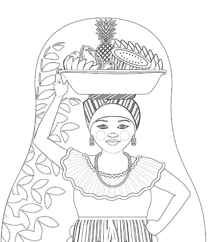 Colombian Misak Coloring Game Colombian Misak