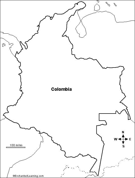 Colombia's Map Coloring Game Colombia's Map