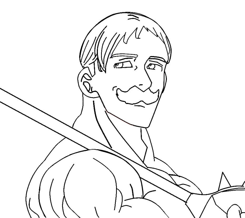 Cool Escanor Coloring Game Cool Escanor
