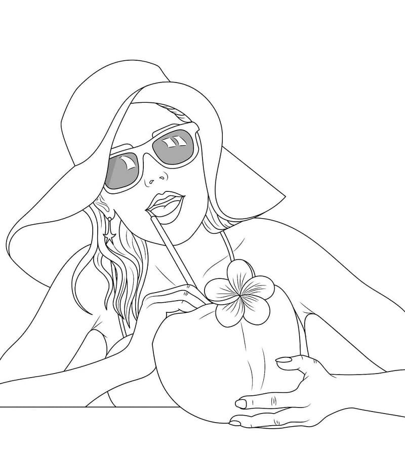 Cool Girl Coloring Game Cool Girl