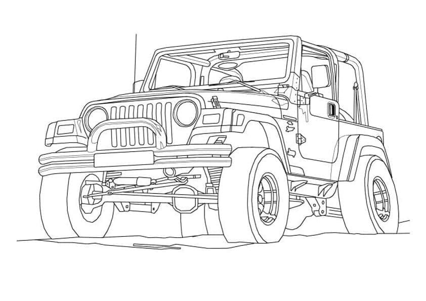 Cool Jeep Coloring Game Cool Jeep