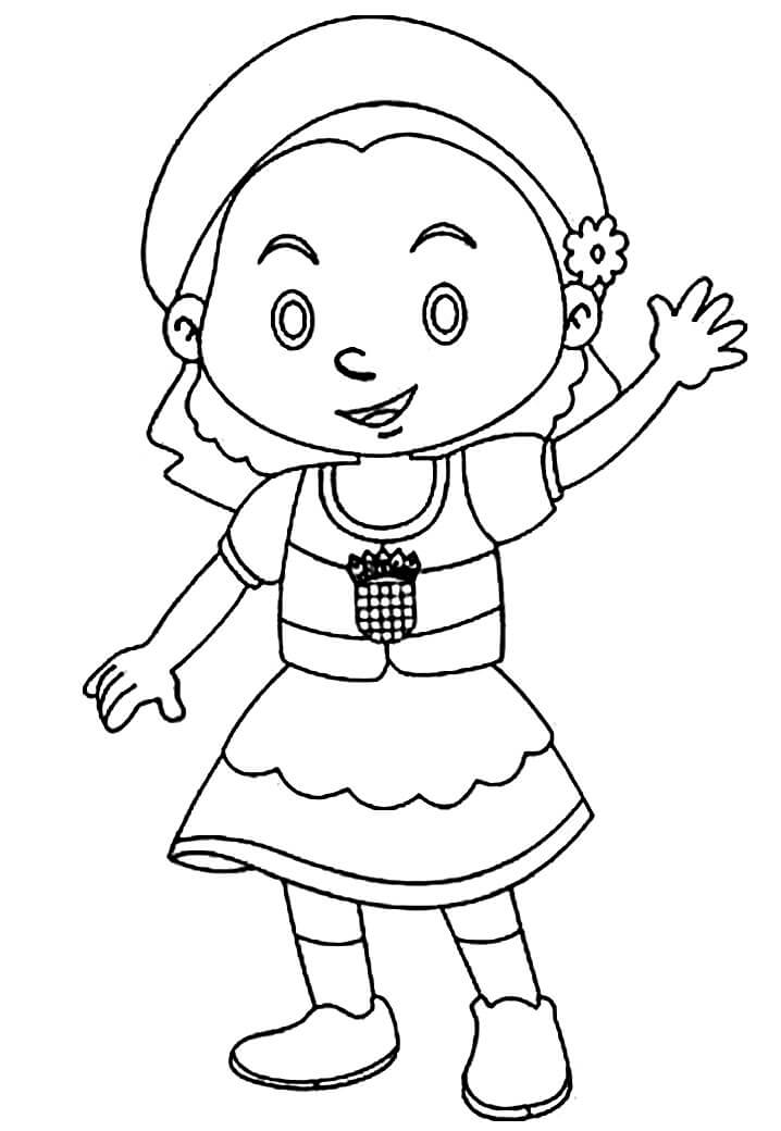 Croatian Girl Coloring Game Croatian Girl