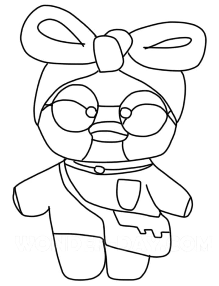 Cute Lalafanfan Duck Coloring Game Cute Lalafanfan Duck