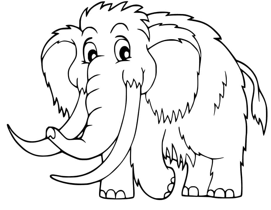 Cute Mammoth Coloring Game Cute Mammoth