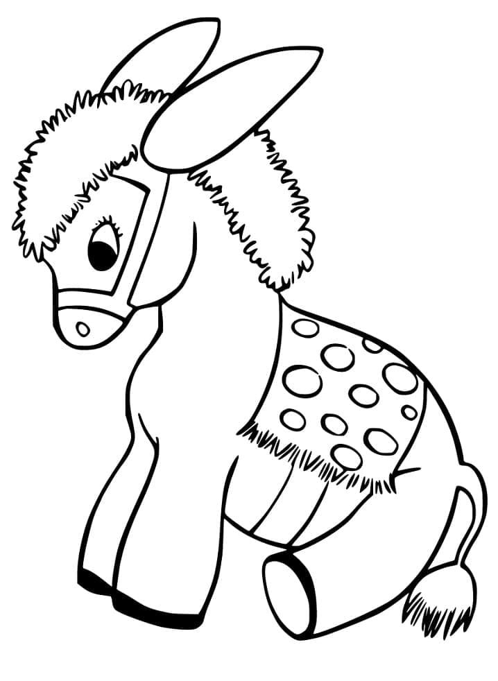 Cute Mule Coloring Game Cute Mule