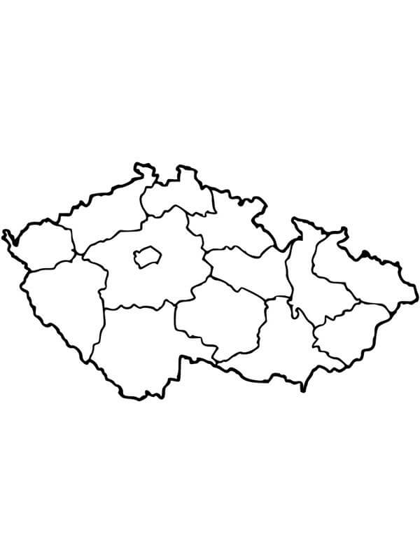 Czech Republic Map Coloring Game Czech Republic Map