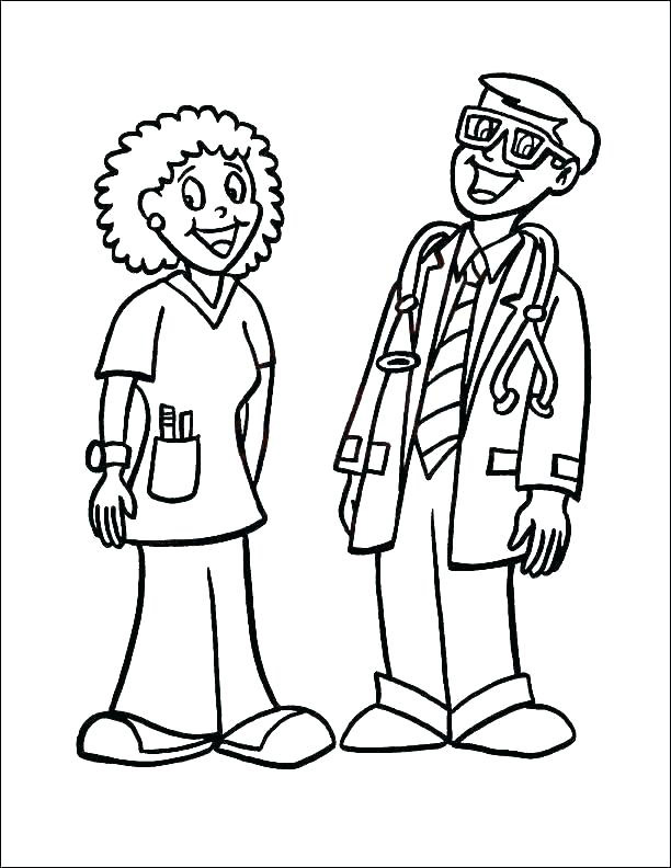 Doctor and Nurse Coloring Game Doctor and Nurse