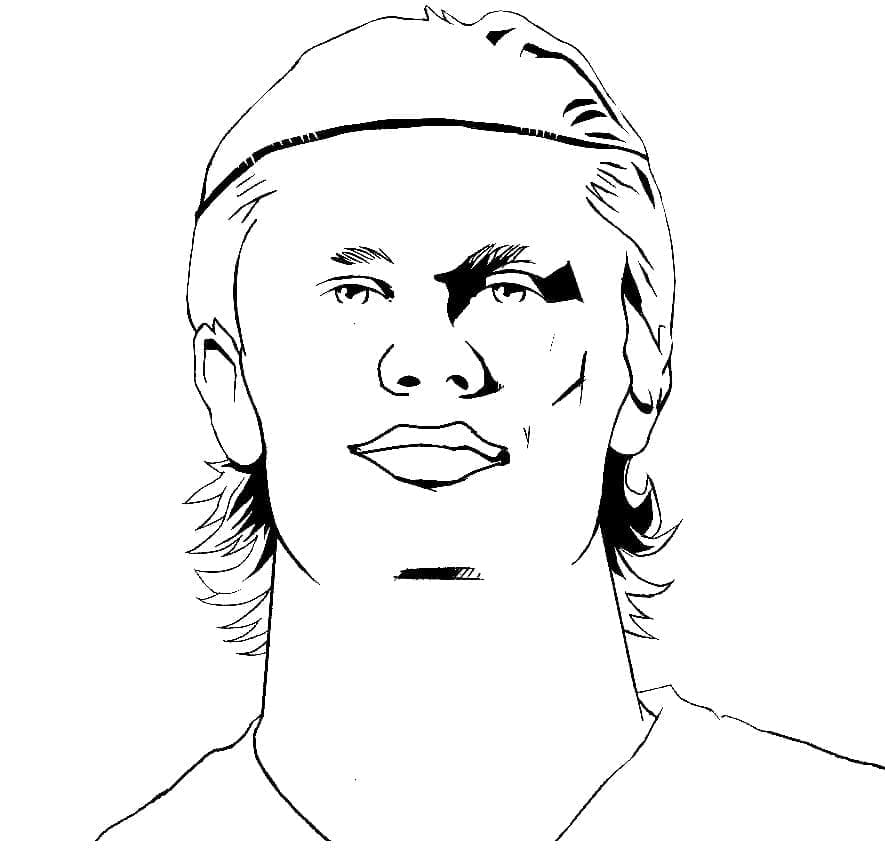 Erling Haaland Face Coloring Game Erling Haaland Face