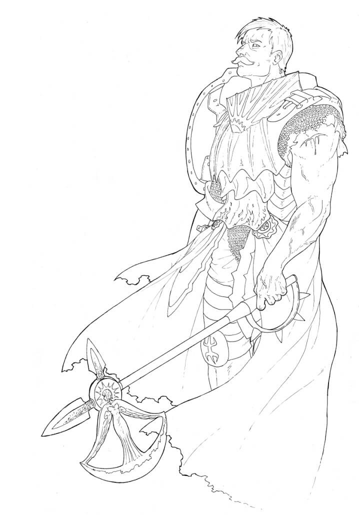 Escanor Coloring Game Escanor