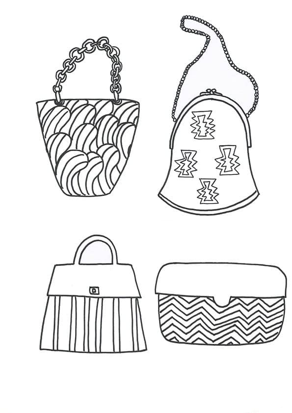 Fashion Bags Coloring Game Fashion Bags