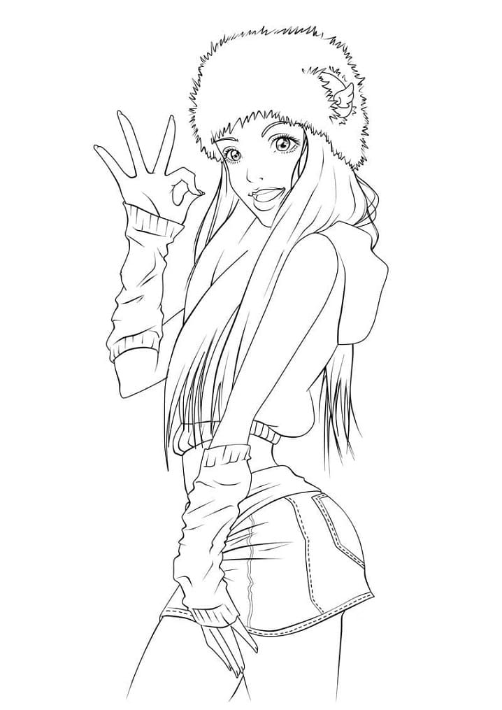 Fashion Girl Coloring Game Fashion Girl