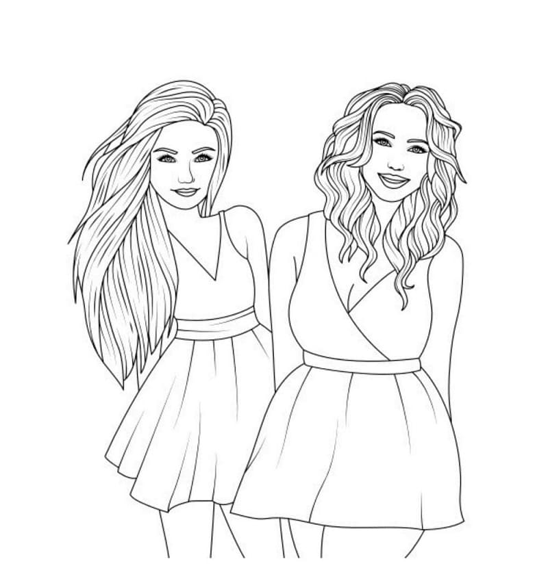 Fashion Girls 1 Coloring Game Fashion Girls 1