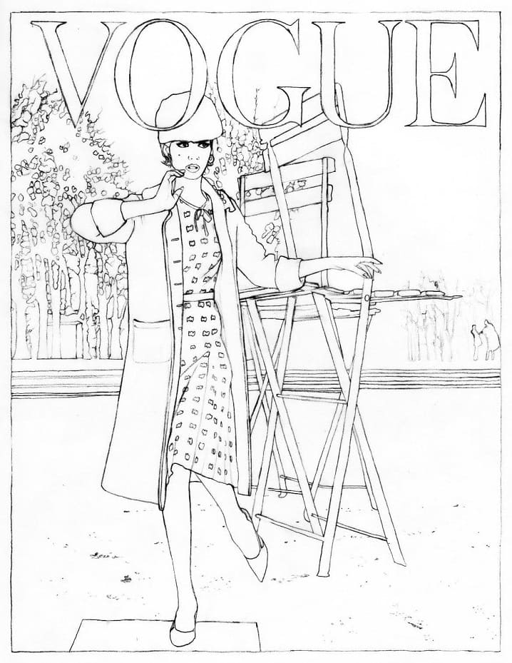 Fashion Magazine Coloring Game Fashion Magazine