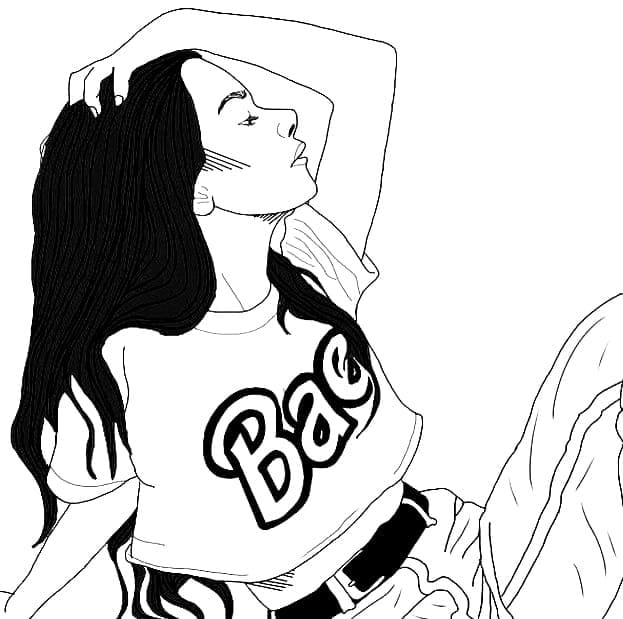 Fashionable Girl 2 Coloring Game Fashionable Girl 2