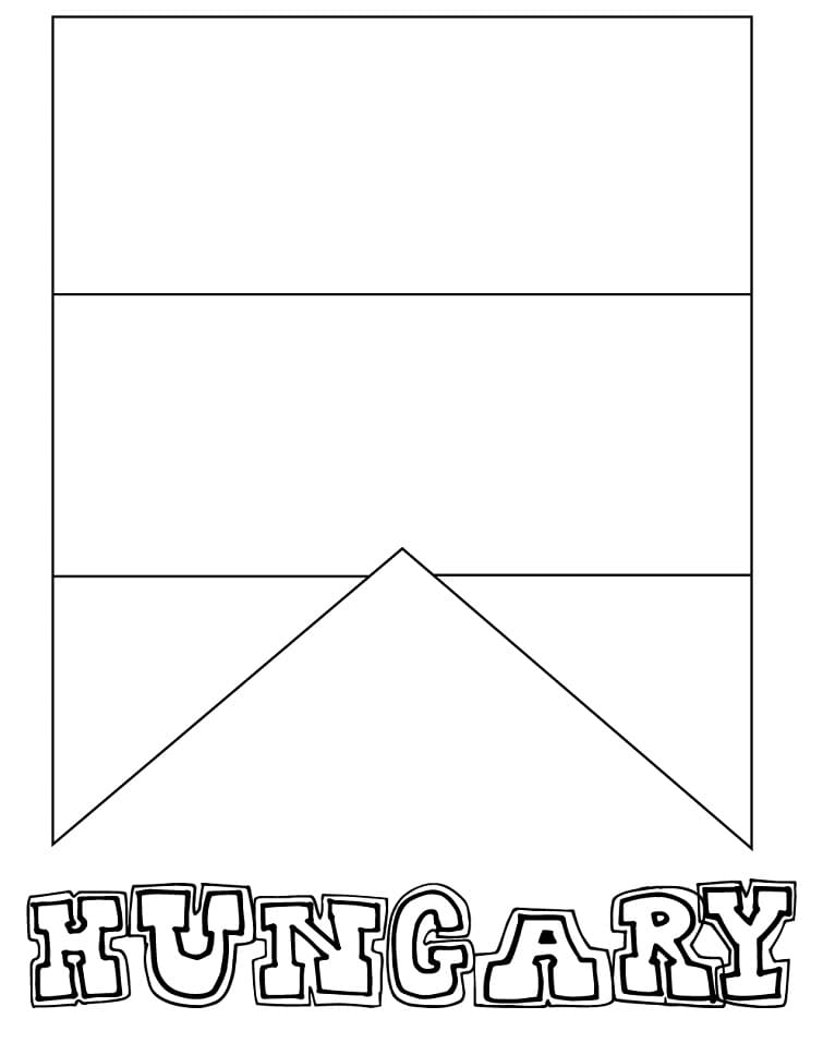 Flag of Hungary Coloring Game Flag of Hungary