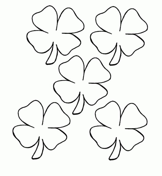 Four Leaf Clover 1 Coloring Game Four Leaf Clover 1