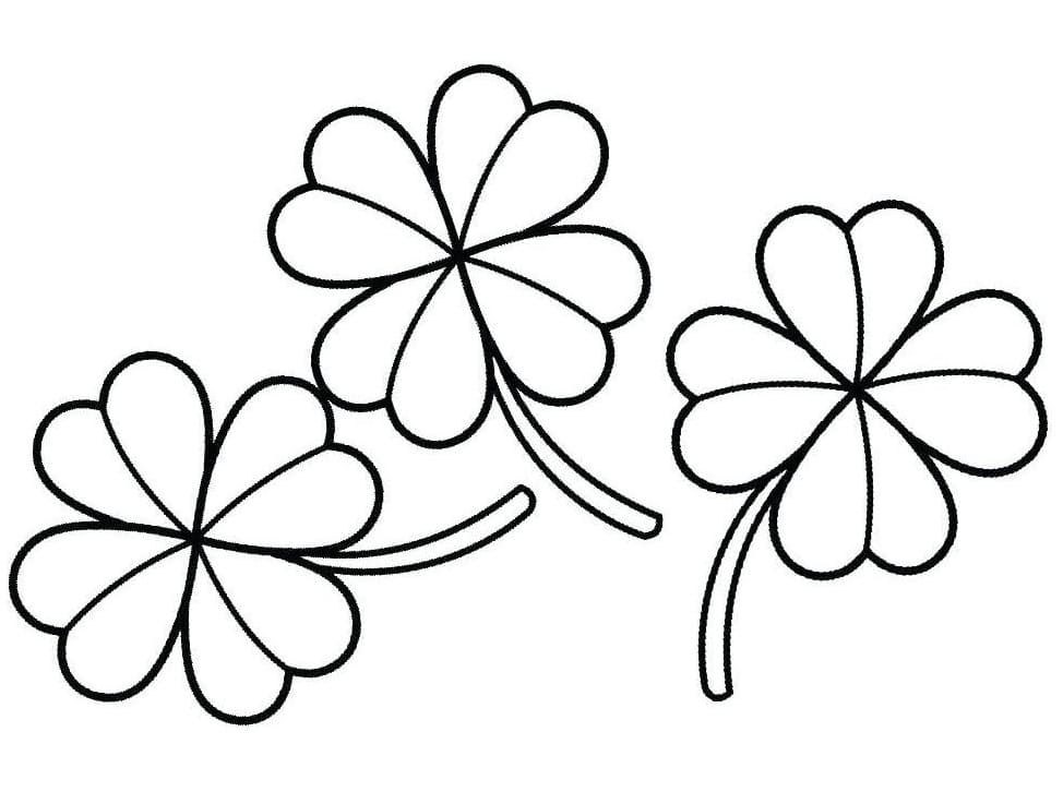Four Leaf Clover 10 Coloring Game Four Leaf Clover 10