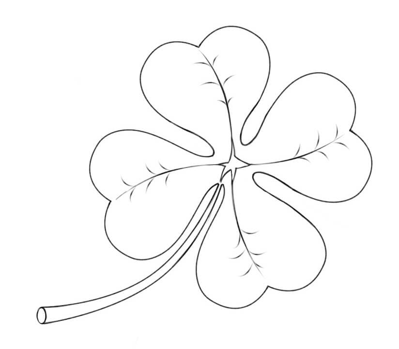 Four Leaf Clover 12 Coloring Game Four Leaf Clover 12