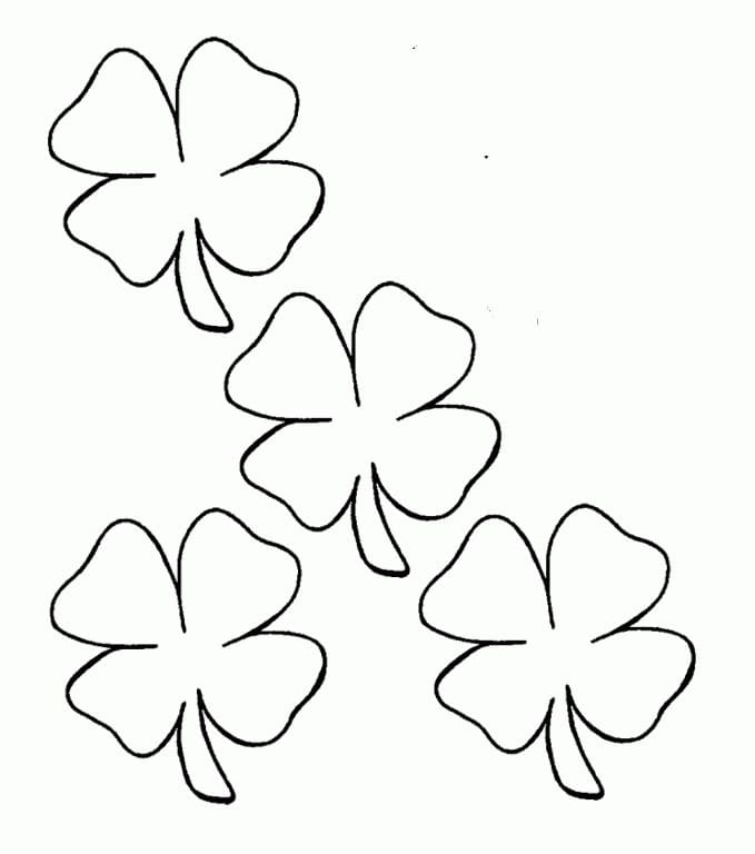 Four Leaf Clover 6 Coloring Game Four Leaf Clover 6