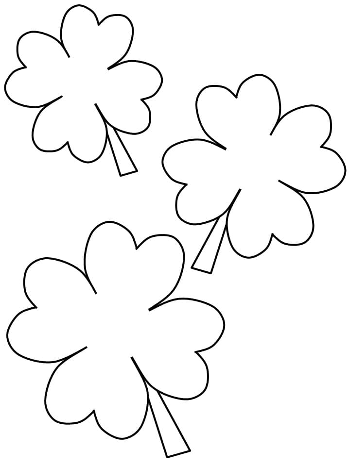Four Leaf Clover 8 Coloring Game Four Leaf Clover 8