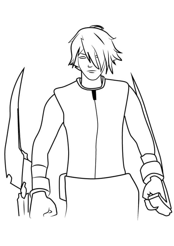 Fox Alistair from RWBY