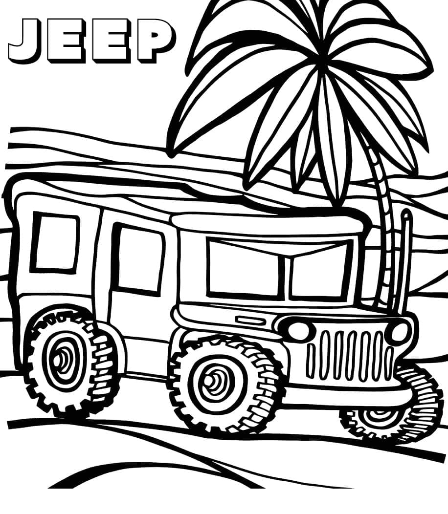 Free Jeep Coloring Game Free Jeep