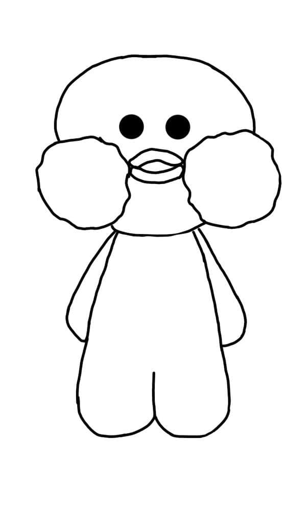 Free Printable Lalafanfan Duck Coloring Game Free Printable Lalafanfan Duck