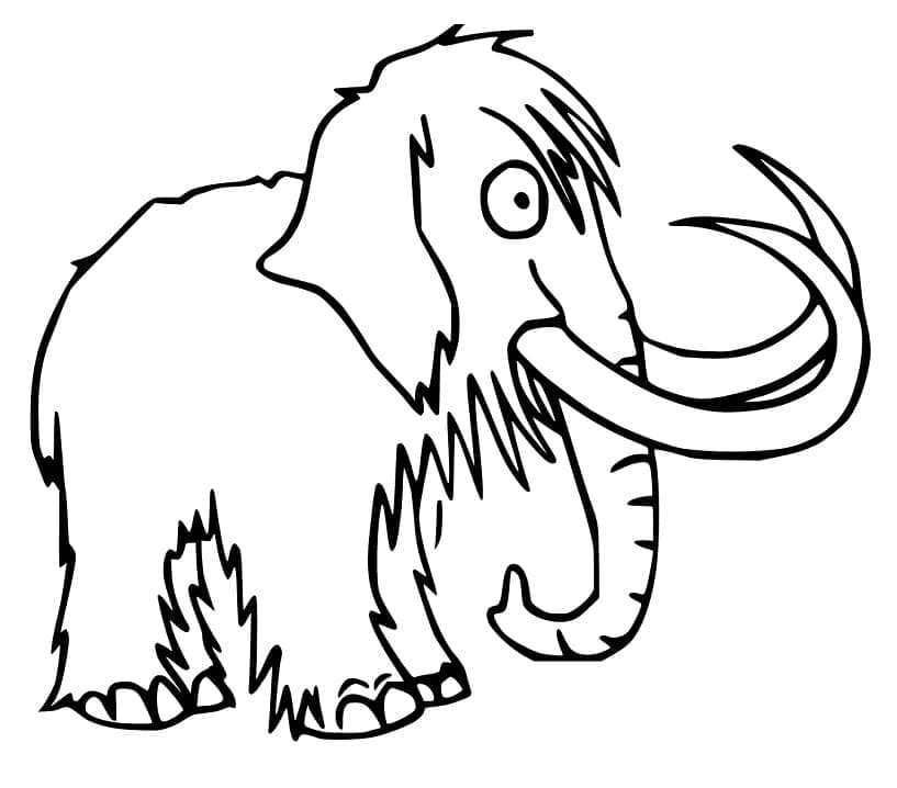 Free Printable Mammoth