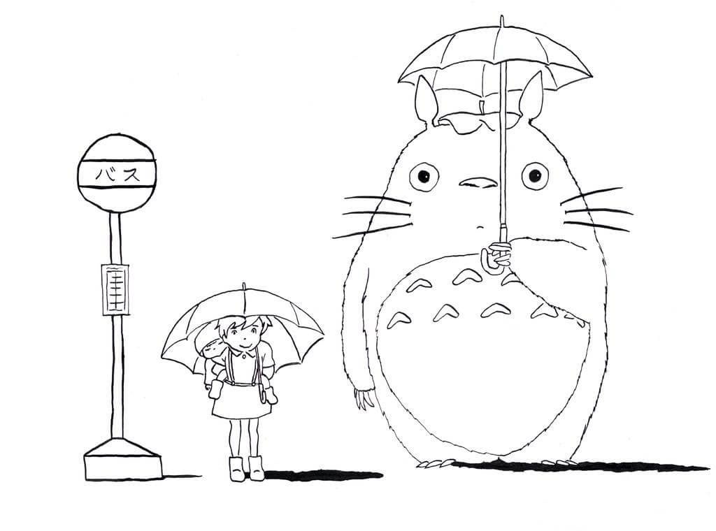 Friendly Totoro 4 Coloring Game Friendly Totoro 4