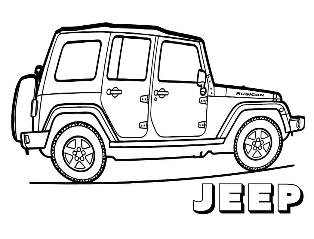 Fun Jeep Coloring Game Fun Jeep