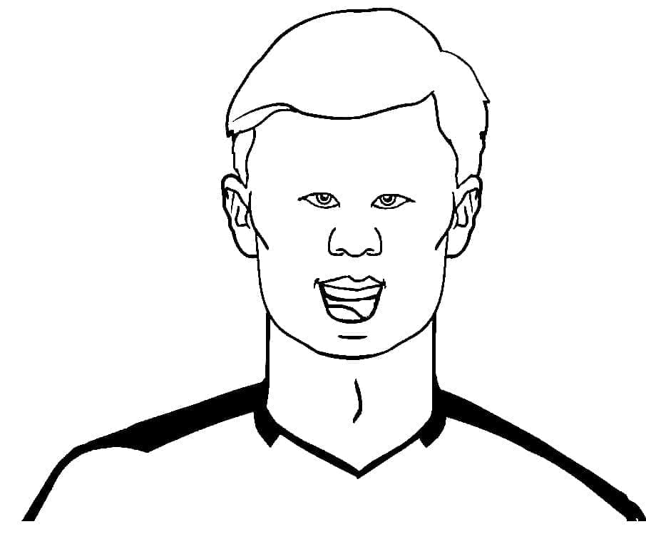 Funny Erling Haaland Coloring Game Funny Erling Haaland
