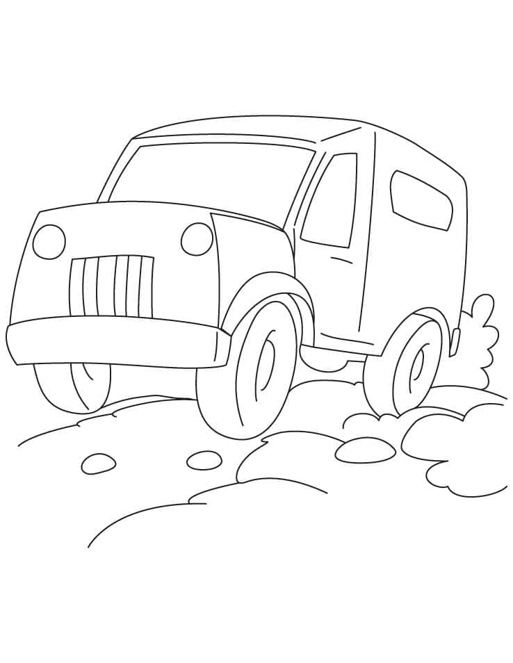Funny Jeep Coloring Game Funny Jeep